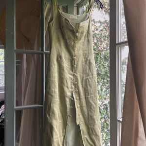 French Linen MIDI Dress